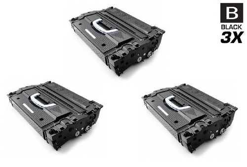 CS Compatible Replacement for HP C8543XJ Toner Cartridge Maximum Yield Black 3 Pack/ HP 43XJ Toner