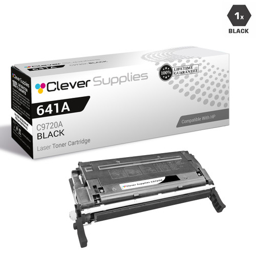CS Compatible Replacement for HP 641X Black LaserJet Toner Cartridge/ C9720X
