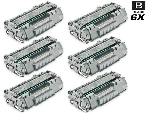 CS Compatible Replacement for HP CE505A Toner Cartridge Black 6 Pack/ HP 05A