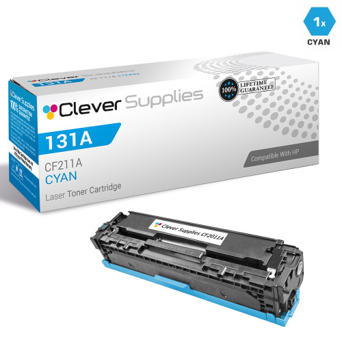 CS Compatible Replacement for HP CF211A Toner Cartridge Cyan/ HP 131A Toner