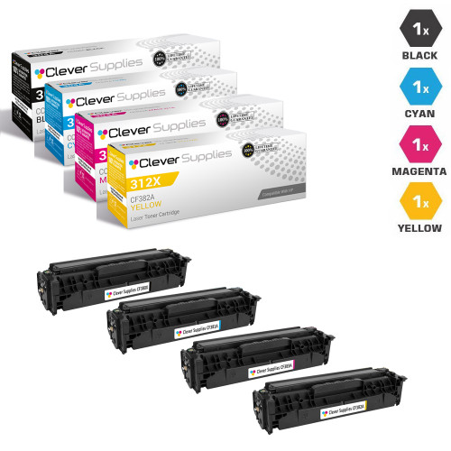 CS Compatible Replacement for HP CF380X Toner Cartridge Black High Yield/ HP 312X Toner