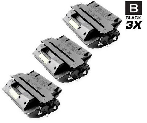 CS Compatible Replacement for HP C4127A Toner Cartridge Black 3 Pack/ HP 27A Toner