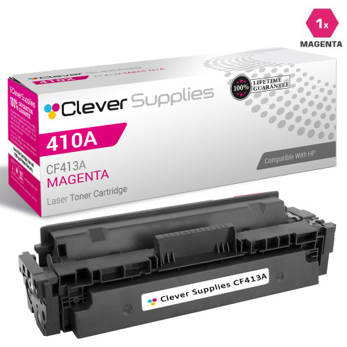 CS Compatible Replacement for HP CF413A (HP-410A) Laser Toner Cartridge Magenta