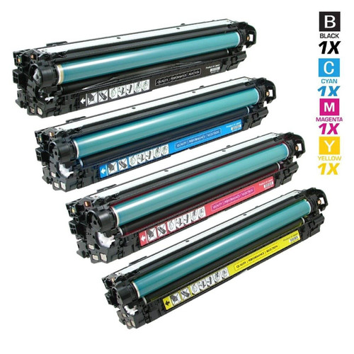 CS Compatible Replacement for HP CP5520xh Toner Cartridge Color Laserjet 4 Color Set