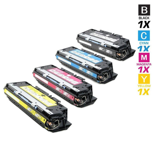 CS Compatible Replacement for HP 3550n Toner Cartridges 4 Color Set