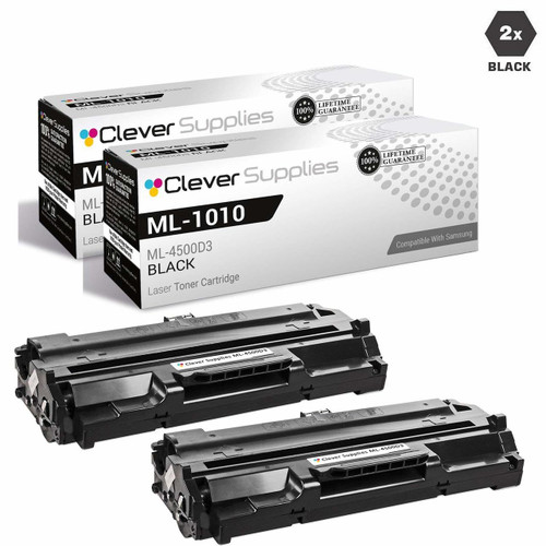 Compatible Samsung ML-4500 Laser Toner Cartridge Black 2 Pack