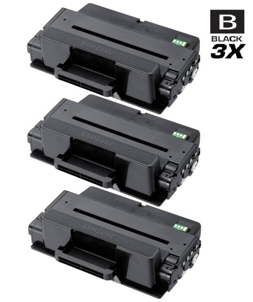 Compatible Samsung MLT-D205L High Yield Laser Toner Cartridge Black 3 Pack
