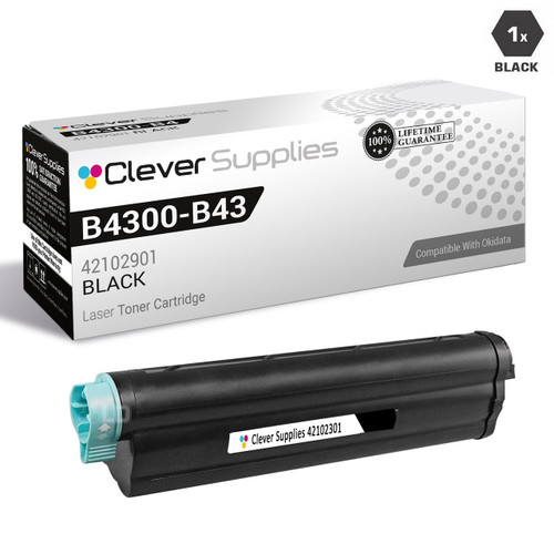 Compatible Okidata B4300 Laser Toner Cartridge Black