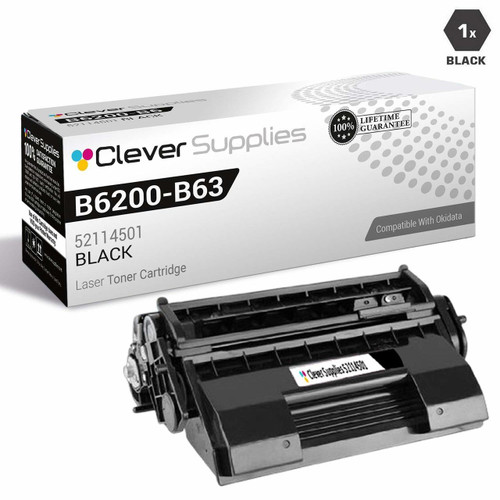 Compatible Okidata B6250DN Laser Toner Cartridge Black
