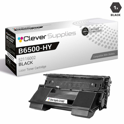 Compatible Okidata B6500DN Laser Toner Cartridge High Yield Black Compatible Okidata B6500DN Laser Toner Cartridge High Yield Black