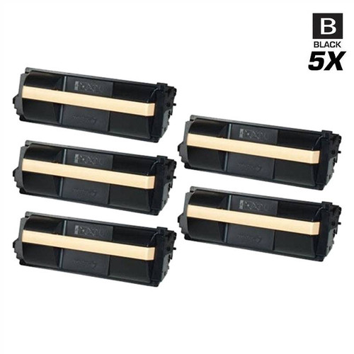 Compatible Xerox Phaser 4600 Laser Toner Cartridges High Yield Black 5 Pack