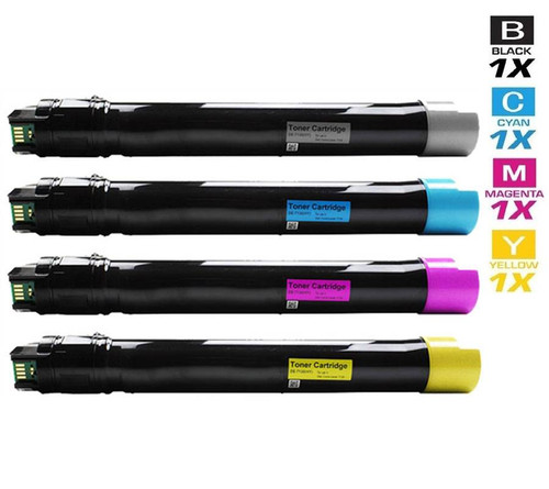 Compatible Xerox Phaser 7800YGX Premium Quality Laser Toner Cartridges High Yield 4 Color Set