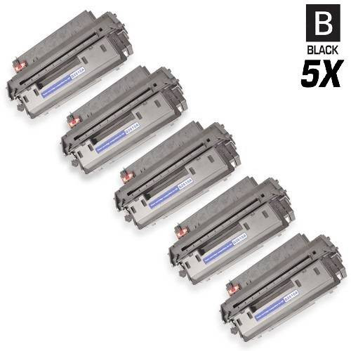 CS Compatible Replacement for HP Q2610A Toner Cartridge Black 5 Pack/ HP 10A Toner