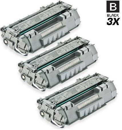 CS Compatible Replacement for HP Q5949X Toner Cartridge High Yield Black 3 Pack/ HP 49X Toner