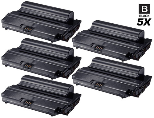 Compatible Samsung ML-D3050B Premium Quality High Yield Laser Toner Cartridge Black 5 Pack