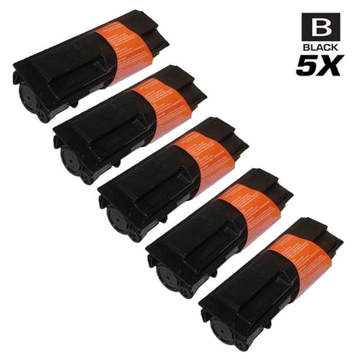 Compatible Kyocera Mita 1T02ML0US0 (TK-1142) Premium Quality Laser Toner Cartridges Black 5 Pack