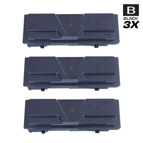 Compatible Kyocera Mita 1T02H50US0 (TK-142) Laser Toner Cartridges Black 3 Pack