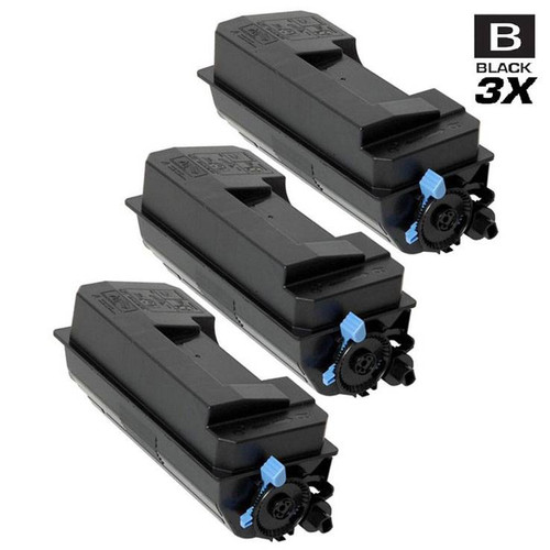 Compatible Kyocera Mita 1T02MT0US0 (TK-3112) Laser Toner Cartridges Black 3 Pack