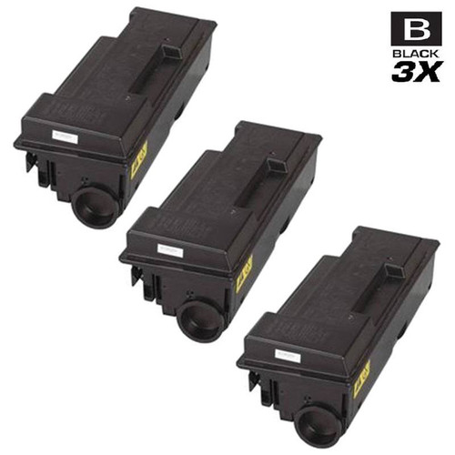 Compatible Kyocera Mita 1T02GA0US0 (TK-332) Laser Toner Cartridges Black 3 Pack