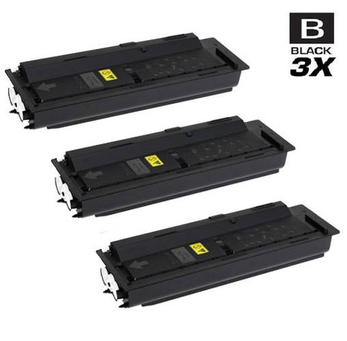 Compatible Kyocera Mita 1T02K30US0 (TK-477) Laser Toner Cartridges Black 3 Pack