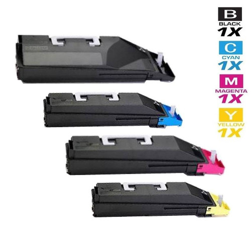 Compatible Kyocera Mita TK-867 Premium Quality Laser Toner Cartridges 4 Color Set (1T02JZ0US0/ 1T02JZCUS0/ 1T02JZBUS0/ 1T02JZAUS0)