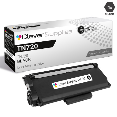 Compatible Premium Brother TN720 Laser Toner Cartridge Black