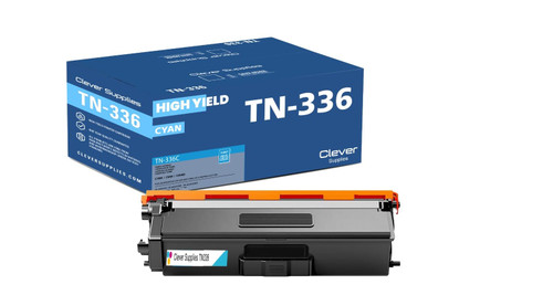Compatible Brother TN336C Laser Toner Cartridge High Yield Cyan