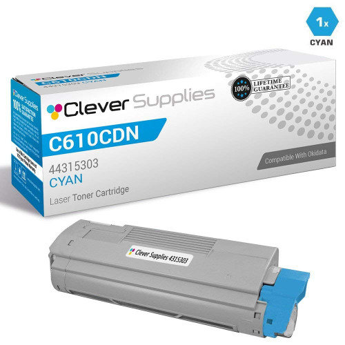 Compatible Okidata Type C15 (44315303) Laser Toner Cartridge Cyan