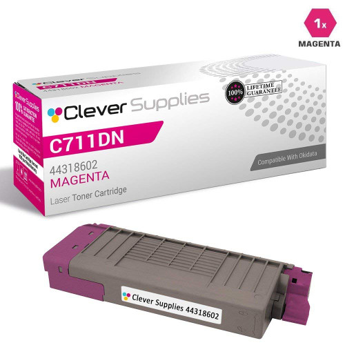 Compatible Okidata 44318602 Laser Toner Cartridge Magenta