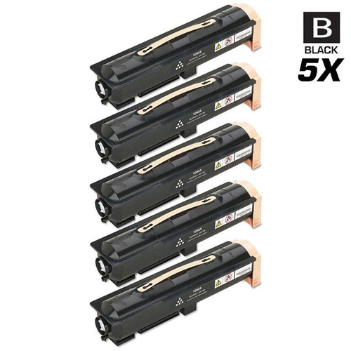 Compatible Xerox WorkCentre 123 Laser Toner Cartridges Black 5 Pack