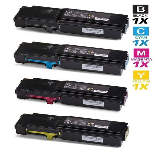 Compatible Xerox WorkCentre 6655X Premium Quality Laser Toner Cartridges High Yield 4 Color Set