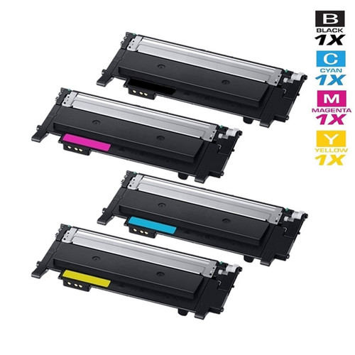 Compatible Samsung Xpress C480 Premium Quality Laser Toner Cartridges 4 Color Set