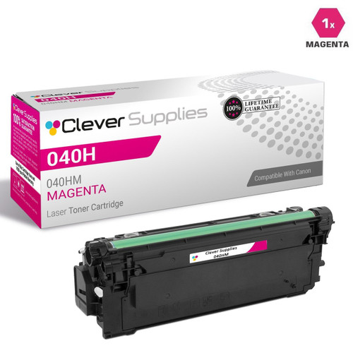 Compatible Canon 040H Toner Cartridges Magenta (040HM)