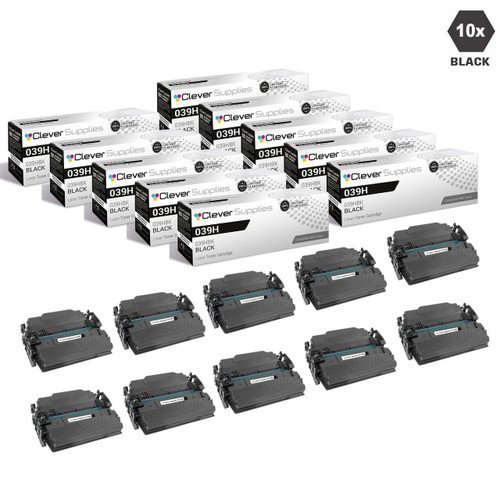 Compatible Canon 041H Toner Cartridges Black 10 Pack (041HBk)
