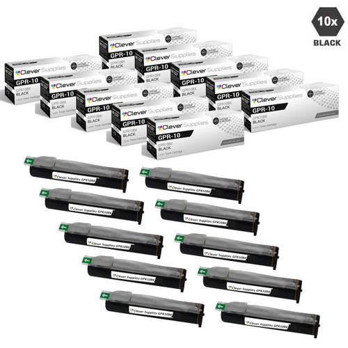 Compatible Canon GPR-10 Toner Cartridges Black 10 Pack (GPR10BK)