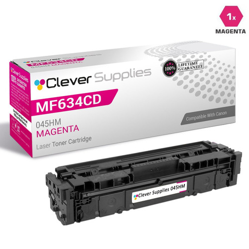 Compatible Canon ImageClass MF634Cdw Toner Cartridge Magenta (045HM)