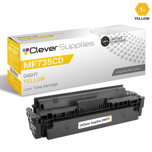Compatible Canon ImageClass MF735Cdw Toner Cartridge Yellow (046HY)