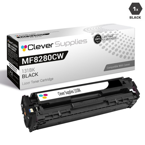 Compatible Canon ImageClass Color MF8280CW Toner Cartridge Black (131BK)