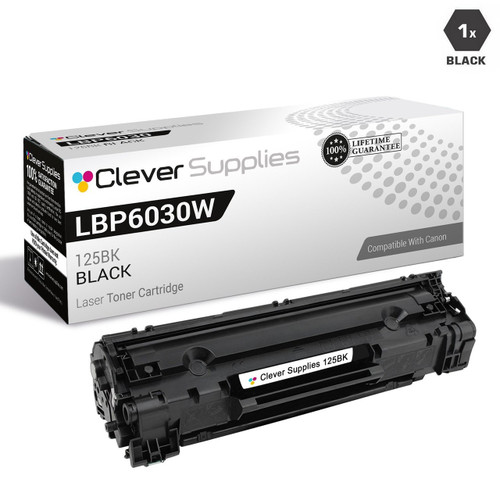 Compatible Canon ImageClass LBP6030w Toner Cartridge Black (125BK)