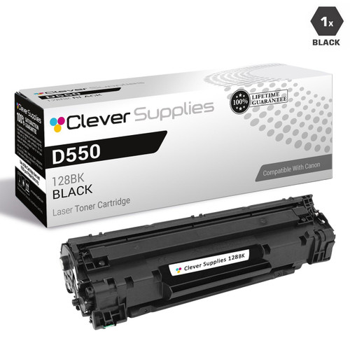 Compatible Canon ImageClass D550 Toner Cartridge Black (128BK)