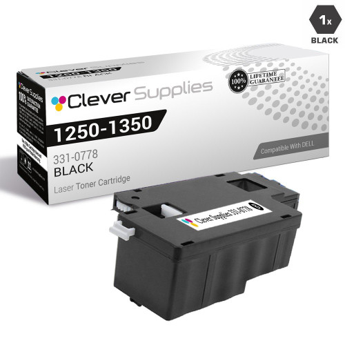 Compatible Dell 1250 Toner Cartridge Black (331-0778)