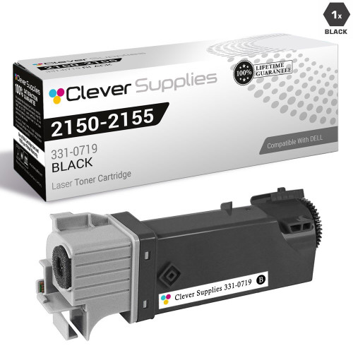 Compatible Dell 2150 Toner Cartridge Black (331-0719)