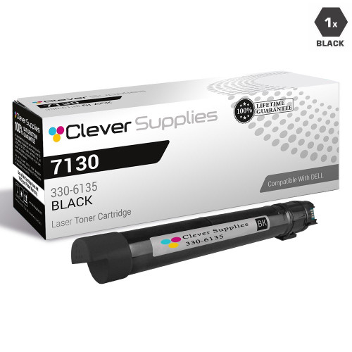 Compatible Dell 7130 Toner Cartridge Black (330-6135)