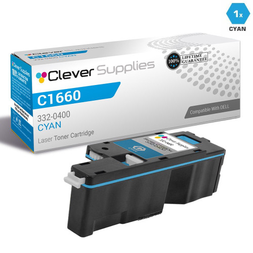 Compatible Dell C1660 Toner Cartridge Cyan (332-0400)