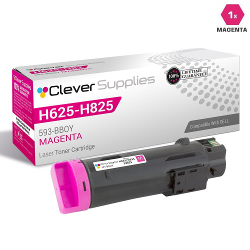 Compatible Dell H625-H825 Toner Cartridge Magenta (593-BBOY)