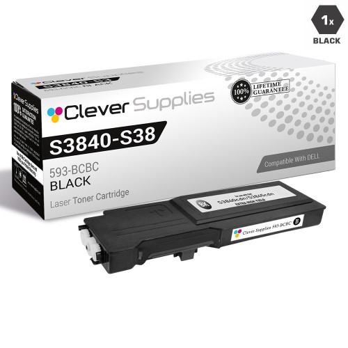 Compatible Dell S3840 Toner Cartridge Black (593-BCBC)