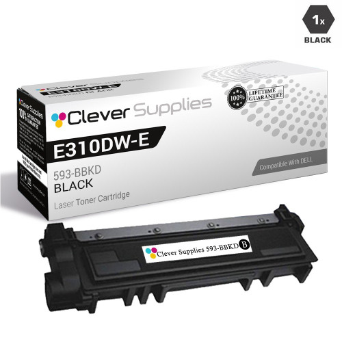 Compatible Dell E310DW-E515DW Toner Cartridge Black (593-BBKD)