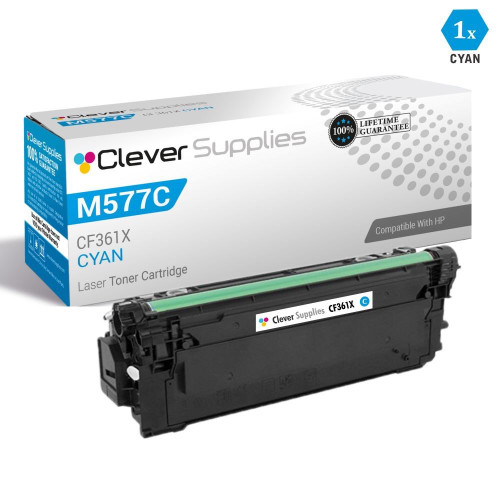 CS Compatible Replacement for HP M577C Toner Cartridges Cyan (CF361X)
