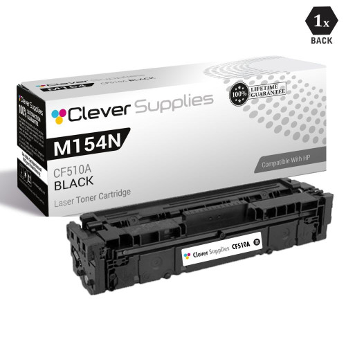 CS Compatible Replacement for HP M154nw Toner Cartridges Black (CF510A)