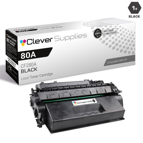 CS Compatible Replacement for HP 80A Toner Cartridges Black (CF280A)